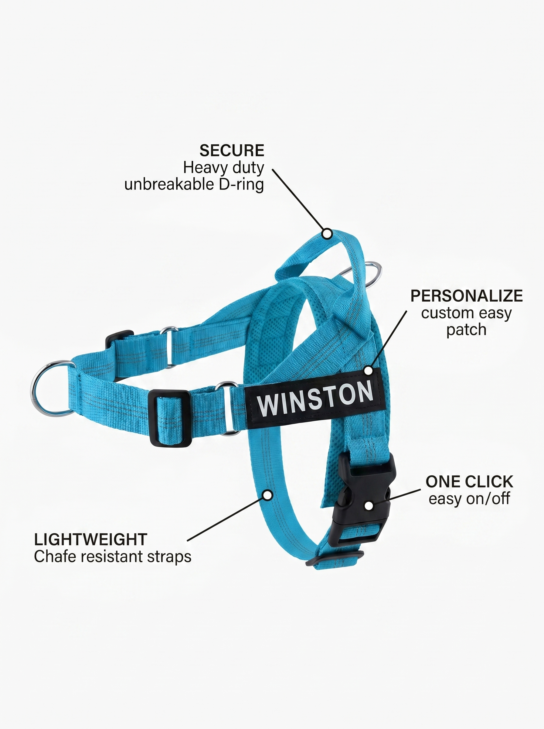 PawPilot™ Custom No-Pull Harness